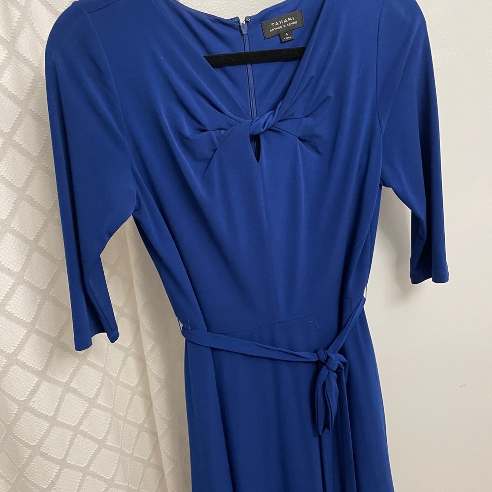 Blue Tahari A-Line Dress